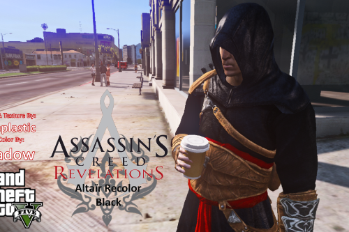 Assassin's Creed Revelations Altaïr outfit recolor to Black